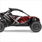 Preview: X-Design Dark Red M Version for Can-Am Maverick R 2 Doors